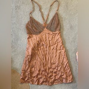 free people mini slip dress xs